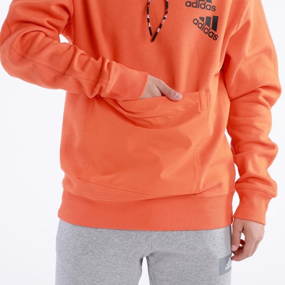 Adidas Men's Essentials BrandLove Fleece Hoodie HL9385 Size XL - Picture 5 of 13